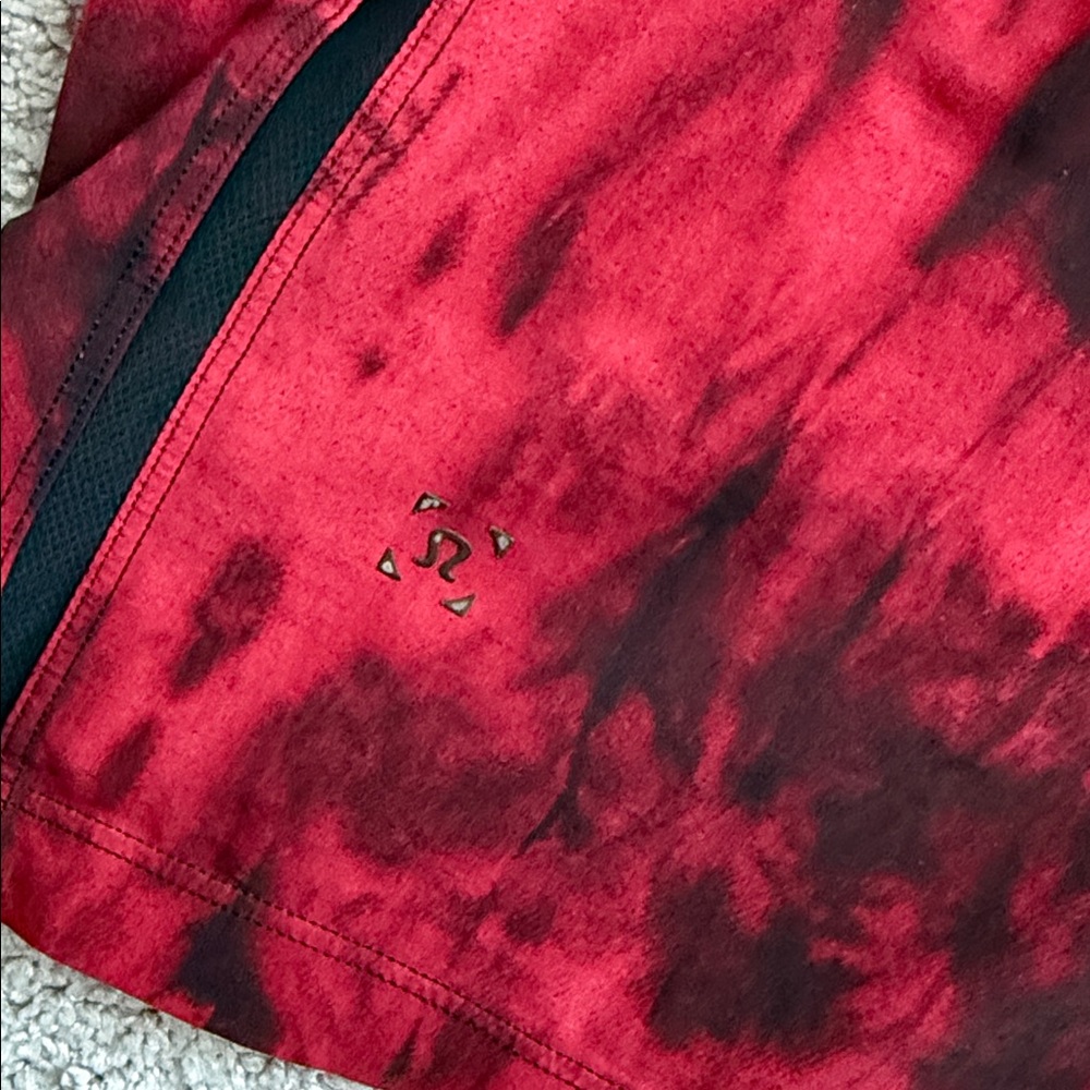 Lululemon Athletica Red and Black Pace Breaker - 7” - Picture 3 of 3